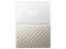 Disco Duro Portátil Western Digital My Passport Ultra de 2 TB, USB 3.0. Color blanco/dorado.