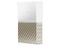 Disco Duro Portátil Western Digital My Passport Ultra de 4 TB, USB 3.0. Color blanco/dorado.