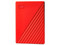 Disco Duro Portátil Western Digital My Passport de 1 TB, USB 3.0, Color Rojo.