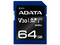 Memoria ADATA SDXC UHS-1 U3 de 64 GB, Clase 10.