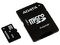 Memoria ADATA microSDHC de 4GB Clase 4, incluye adaptador SD.