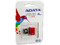 Memoria ADATA microSDHC Clase 4 de 4GB , incluye micro lector USB color rojo