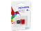 Memoria ADATA microSDHC Clase 4 de 8GB , incluye micro lector USB color rojo