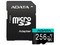 Memoria ADATA Premier Pro MicroSDXC de 256 GB, Clase 10, V30S, Incluye adaptador SD.