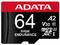 Memoria ADATA MicroSDXC UHS-I U3 de 64GB, Clase 10.