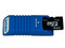 Memoria ADATA Super microSD de 2GB, incluye lector USB. Color Azul