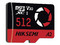 Memoria Hikvision MicroSDXC UHS-I U3, V30, de 512 GB, Clase 10.