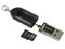 Lector de tarjetas MicroSDHC USB 2.0. Incluye Memoria MicroSDHC de 4GB