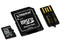 Memoria Kingston MicroSDHC de 32 GB Clase 10, incluye adaptador SD y lector de tarjetas MicroSD USB 2.0