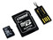 Memoria Kingston MicroSDHC Clase 10 de 8GB, incluye adaptador SD y lector de tarjetas MicroSD USB 2.0