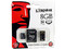 Memoria Kingston microSDHC de 8GB Clase 4, incluye adaptador SD y lector de tarjetas microSD USB 2.0