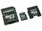 Memoria Kingston microSD de 1GB, incluye adaptadores SD y miniSD