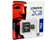 Memoria Kingston microSD de 2GB