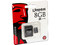 Memoria Kingston microSDHC de 8 GB, Clase 4, incluye adaptador SD.