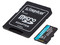 Memoria MicroSDXC Kingston CANVAS Go! Plus de 512GB, UHS-II U3, Clase 10. Incluye adaptador SD.