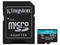 Memoria MicroSDXC Kingston CANVAS Go! Plus de 512GB, UHS-II U3, Clase 10. Incluye adaptador SD.