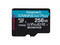 Memoria MicroSDXC Kingston Canvas Go! Plus de 256GB, UHS-I U3, Clase 10.