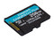 Memoria MicroSDXC Kingston Canvas Go! Plus de 256GB, UHS-I U3, Clase 10.
