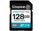 Memoria Kingston Canvas Go! Plus SDXC de 128GB, UHS-I U3, Clase 10.