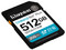 Tarjeta SD, Kingston, 512 GB, Canvas Go Plus, Clase 10, U3, V30, SDG4/512GB.