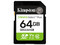 Memoria Kingston SDXC UHS-I U1 Canvas Select Plus de 64GB, Gen 3, 100 MB/s, Clase 10.
