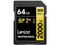 Memoria Lexar SDXC UHS-II, 64GB, 2000x Clase 10, U3.