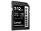 Memoria Lexar Professional Silver Plus SDXC UHS-I de 512 GB, Clase V30, Velocidad de Lectura de 205 MB/s.