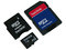 Memoria SanDisk microSD de 1GB, incluye adaptadores SD y miniSD