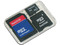Memoria SanDisk microSD de 2GB, incluye adaptadores SD y miniSD