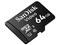 Memoria MicroSDHC SanDisk QD111 de 64GB, U1, Clase 10, Especializada para Videovigilancia, Color Negro.
