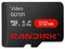 Tarjeta MicroSDXC SanDisk SDSDQAS5-512G-BP de 512GB, UHS-I, Optimizada para Videovigilancia, Clase 10.