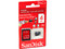 Memoria SanDisk MicroSDHC de 4 GB Clase 4, incluye adaptador SD.