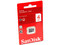 Memoria SanDisk MicroSDHC de 4GB Clase 4.