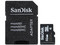Memoria SanDisk MicroSDHC de 32 GB Clase 4, incluye adaptador SD.
