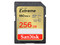 Memoria SanDisk Extreme SDXC SD UHS-I de 256 GB, Clase 10.