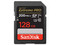 Memoria Sandisk Extreme Pro SD UHS-I U3 V30 de 128GB, Clase 10.