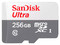 Memoria MicroSDXC UHS-I U1 SanDisk Ultra de 256GB, Clase 10.