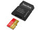 Memoria Sandisk Extreme MicroSD UHS-I U3 V30 A2 de 128GB, Clase 10, Incluye Adaptador SD.