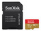 Memoria SanDisk Extreme MicroSDXC UHS-I U3 de 64 GB, Clase 10. Incluye adaptador SD.