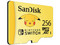Memoria SanDisk MicroSDXC Pokémon de 256GB, UHS-I U3, Edición Pikachu.