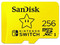 Unidad MicroSDXC UHS-I U3 SanDisk de 256GB para Nintendo Switch, Clase 10.
