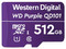 Memoria Western Digital Purple SC QD101 para Videovigilancia de 512GB, MicroSDXC 1 UHS, Clase 10.