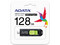 Memoria USB ADATA UC300 de 128GB, USB-C USB 3.2. Color Negro con Verde.