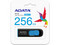 Unidad Flash USB 3.2 ADATA UV128 de 256 GB. Color Azul/Negro.