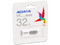 Unidad Flash USB 2.0 ADATA UV220 de 32GB. Color Blanco/Gris.