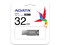 Unidad Flash USB 3.0 ADATA UV350 de 32GB, color gris metálico.