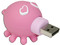 Unidad Flash USB 2.0 ADATA Kissing Octopus Rosa de 4GB
