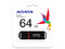 Unidad Flash USB 3.0 ADATA Dash Drive UV150 de 64 GB. Color Negro.