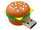 Memoria Flash USB 2.0 BRobotix 190432-44 de 32GB, Diseño de Hamburguesa.
