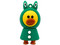 Unidad Flash USB 2.0 Brobotix de 32GB. Diseño animado. Color verde.